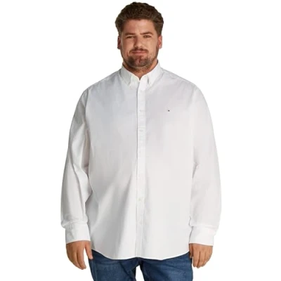 Imagen de Tommy Hilfiger FLEX Solid Shirt Camisa, Hombre, Talla: 4XL, White