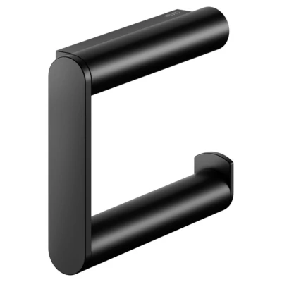 Imagen de KEUCO Portarrollos de Papel higiénico Metal, Color Negro Mate, para Cuarto baño y Aseo Invitados, Plan Black Selection