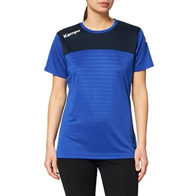 Imagen de Kempa Emotion 2.0 Shirt Women Camiseta de Juego para Mujer, Azul Royal/Azul Marino, S