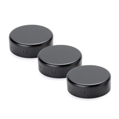 Imagen de ORION LIGHTSTYLE PVC caja de techo roseta cubierta conexiones negro 3 piezas