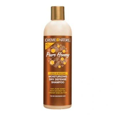 Imagen de Creme Of Nature Pure Honey Champú Hidratante, Limpia, Desenreda y Suaviza el Cabello, con Infusión de Miel Pura, Aceite Coco Natural Certificado Manteca Karité 355 ml
