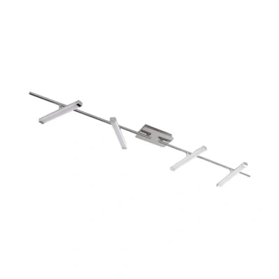 Imagen de LED lámpara de techo &#039;Pilou&#039; (Moderno) en Plateado hecho Metal e.o. para Cocina (4 llamas,) Lindby LED, plafón