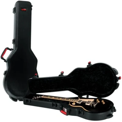Imagen de Gator Cases Frequent Flyer TSA Estuche de polietileno moldeado ATA Serie para guitarras eléctricas Gibson Les Paul® y Single Cutaway (GTSA GTRLPS)