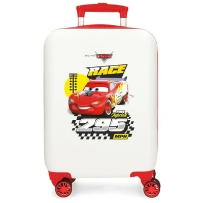 Imagen de Joumma Disney Joy Cars Maleta de Cabina Beige 33x50x20 cms Rígida ABS Cierre combinación Lateral 28,4L 2 kgs 4 Ruedas Dobles Equipaje Mano