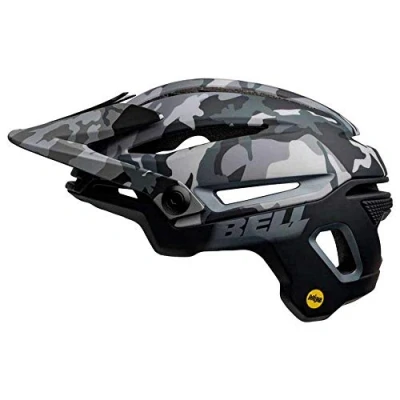 Imagen de BELL Sixer MIPS Casco de Bicicleta MTB, Unisex Adulto, Mate/Gloss Black Camo, S 52 56cm