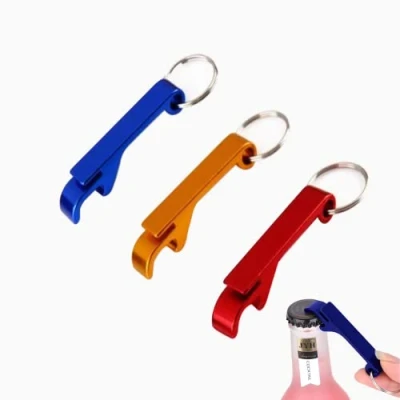 Imagen de Llavero Abridor De Botellas, 3 Pcs Cerveza Aluminio, Llaveros Abrebotellas con Anilla, Bolsillo Pequeño Bar Pinza para Bebidas, Cerveza, Jugo Beber