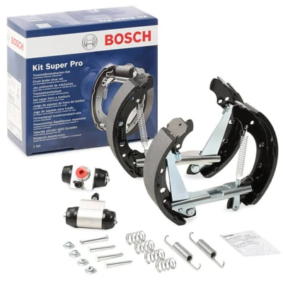 Imagen de BOSCH 0 204 114 579 Kit frenos, disco de tambor con accesorios, cilindro freno rueda SKODA: Fabia I Hatchback, 2, 1 Combi