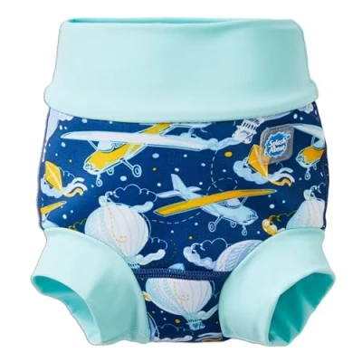 Imagen de Splash About Happy Nappy Duo pañal de natación reutilizable, Up in the Air, 12 24 meses