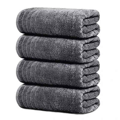 Imagen de Tens Towels Toallas de baño Grandes, 100% algodón, 30 x 60 Pulgadas, extragrandes, Peso más Ligero, rápido secar, súper absorbentes, Paquete 4,