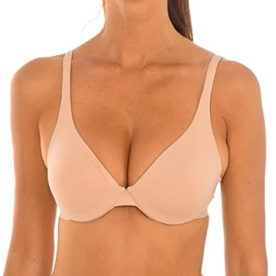 Imagen de DIM Invisifi FREE Soutien Gorge Triangle PADDÉ Sujetador básico, Mujer, Talla: 75C, New skin