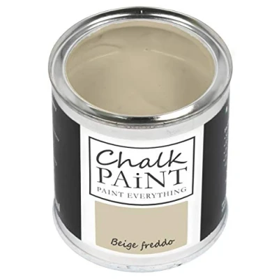 Imagen de Chalk Paint Everything® Pintura tiza Beige Freddo vuelva a dar color fácilmente todo tipo de material sin lijar (250 ml)