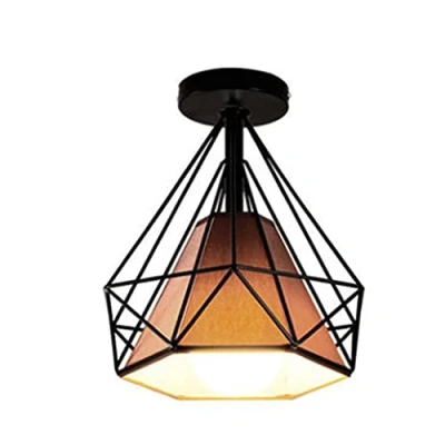 Imagen de Lámparas de techo, lámpara techo LED, blanca luz diurna 24 W, interior adecuada para dormitorio, cocina, pasillo, pasillo exterior