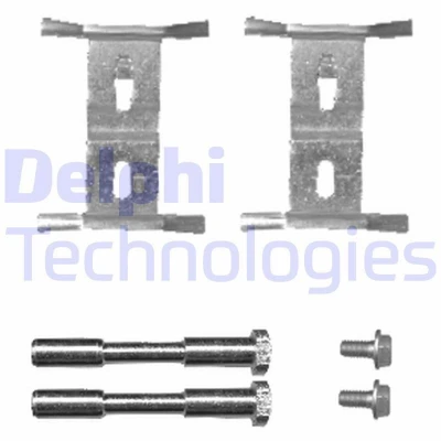 Imagen de DELPHI LX0449 Kit de accesorios, pastillas frenos VOLKSWAGEN: Touareg I, PORSCHE: Cayenne, AUDI: Q7