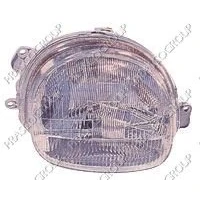 Imagen de PRASCO RN3054604 Faros izquierda H4 transparente con luz intermitente sin servomotor para reg. alcance luces RENAULT: TWINGO 1 Kasten,
