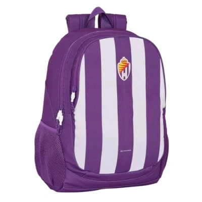 Imagen de Safta REAL VALLADOLID Mochila Escolar Infantil, Ideal para Niños de Diferentes Edades, Cómoda y Versátil, Calidad Resistencia, 32x16x44 cm, Color Morado