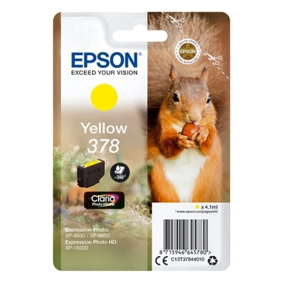 Imagen de Cartucho de Tinta Compatible Epson 378 Amarillo
