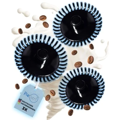 Imagen de Piebert Quirl 39179 Espumador de leche por inducción compatible con Clatronic MS3326 MS3511 Springlane Mia Arendo 722302704 Jura 70920 Rommelsbacher MS650 Bomann MS361 MS376 Profi Cook PC MS 1032
