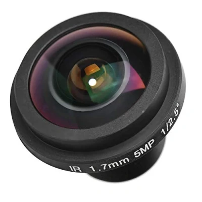 Imagen de Lente CCTV, Ojo de Pez,Lente Cámara Pez, HD 5mp Seguridad, CCTV Fisheye con Longitud Focal 1,7 Mm, Gran Angular 170