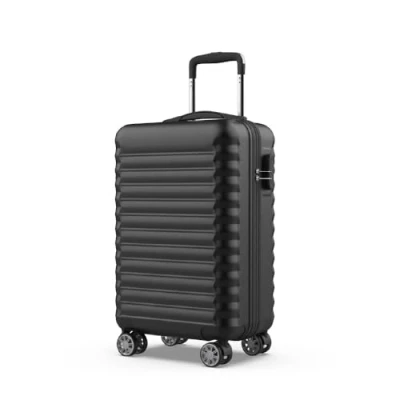 Imagen de NUMADA Maleta de Viaje Cabina Upfly 20&#039; ABS (53x33,5x22cm) con Cierre Combinación y 4 Ruedas Dobles 360. Mano Rígida Resistente, Ligera Interior Compartimentado Negro