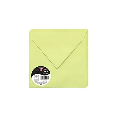 Imagen de Clairefontaine 50023 C Pack de 20 sobres 16,50 x 0,10 cm, color verde brote