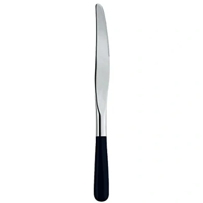 Imagen de Alessi LCD02 / 6 40 Cuchillos para frutas en acero inoxidable 18/10 pulido espejo, mango POM, negro, piezas