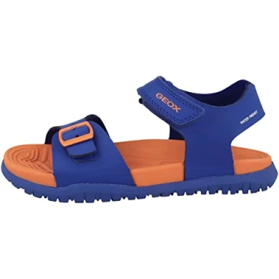 Imagen de Geox J Sandal Fommiex Boy, Sandalia Niños, Royal Orange, 24 EU