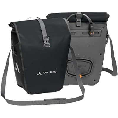 Imagen de VAUDE Aqua Back Juego de 2 bolsas para bici adaptables a la carga e impermeables, Negro, Talla única