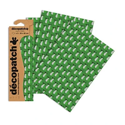 Imagen de Clairefontaine c730o Décopatch Papel, 3 unidades multicolor con verduras, color Grüne Birnen Format : 395 x 298 mm