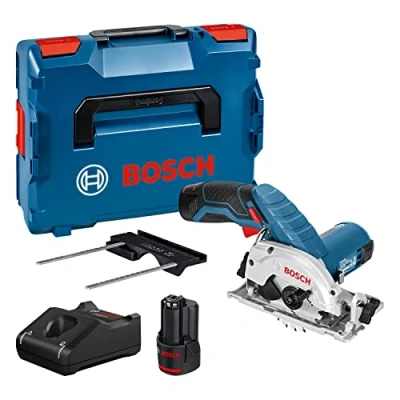 Imagen de Bosch Professional 12V System GKS 26 Sierra circular a batería (Ø disco 85 mm, 2 baterías x 3.0 Ah, en L BOXX)