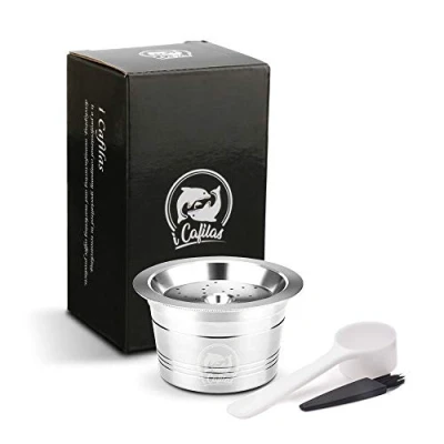 Imagen de Cápsula de café Acero Inoxidable Reutilizable para cafeteras Caffitaly Tchibo Cafissimo Classic ALDI Expressi