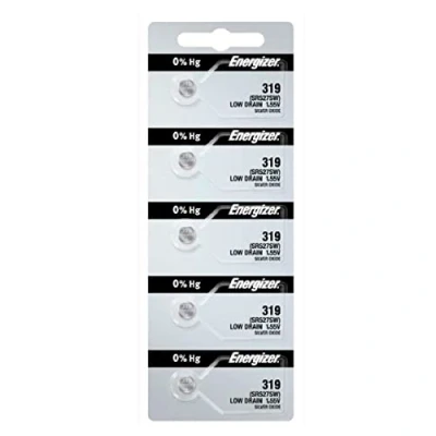 Imagen de 5 unidades de pilas Energizer 319 Pila botón óxido plata reloj