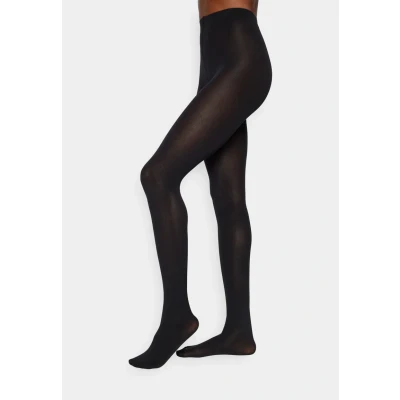 Imagen de FALKE Cotton Touch W Ti algodón lisas 1 pieza, Pantimedias Mujer, Negro Black 3000, L