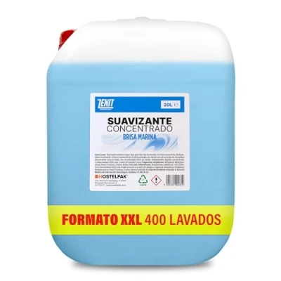Imagen de Hostelpak 20L Suavizante textil concentrado perfumado Brisa marina, concentrado, Biodegradable, Fragancia agradable Formato xxl