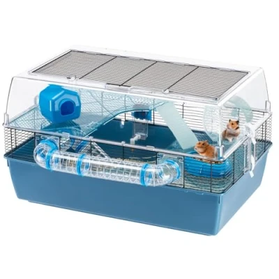 Imagen de Ferplast Jaula para Hámster DUNA FUN, Pequeños Animales, Accesorios Robustos Incluidos, 71,5 x 46 41 cm,