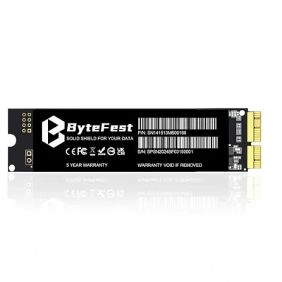 Imagen de ByteFest SSD 1TB para Mac, Disco Duro Sólido Interno Apple MacBook Air A1465 A1466(2013 2015, 2017), Pro A1398 A1502(Retina 2013 2015), iMac A1418 A1419, Mac A1481， Mini A1347