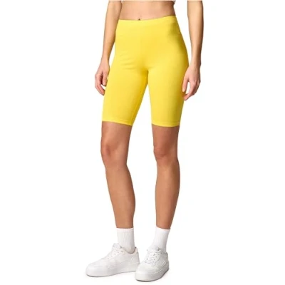 Imagen de Merry Style Mallas Cortas para Mujer Leggins por encima de la rodilla Leggings cortos Pantalones verano mujeres Deporte Shorts MS10 200 (Amarillo, S)