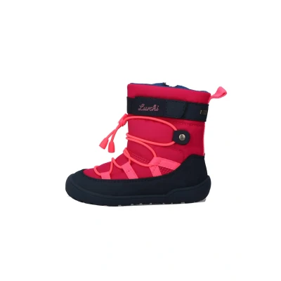 Imagen de Lurchi JACE TEX Unisex Botines con cordones para niños, Talla: 31, Navy/pink Zapatos