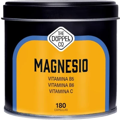 Imagen de Citrato de Magnesio 1500 mg con Vitamina C, B6, B5 por Dosis Diaria 200 cápsulas Alta Biodisponibilidad Vitaminas para el Cansancio Articulaciones, Músculos Libre plástico