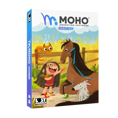 Imagen de Moho Debut 13.5 Create your own cartoons and animations in minutes Software for PC Mac OS