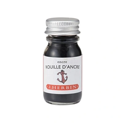 Imagen de Clairefontaine ES Herbin 11558T Tinta para escribir y dibujar Plumas estilográficas rollerball Anchor rust 10 ml Made in France
