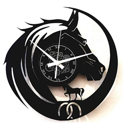 Imagen de Instant Karma Clocks Reloj de Vinilo Pared a Caballo