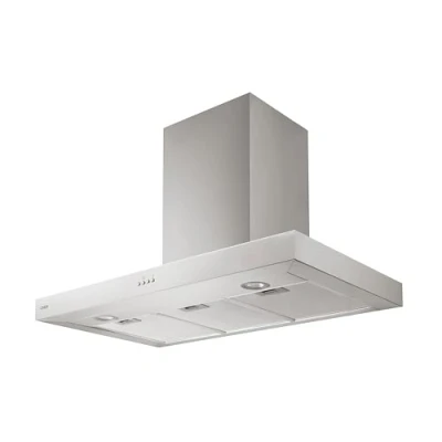 Imagen de Candy ‎CMB955X, Campana extractora 90 CM, 4 Niveles de Potencia, 213W, 571M3/H, Válvula Antiretorno, Filtro Carbono, 3 Paneles Aluminio Antigrasa, Iluminación LED, 57DB, Clase C, Inox