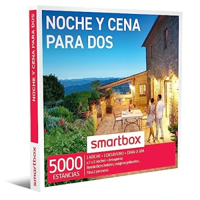Imagen de Smartbox Caja Regalo Noche y Cena para Dos Idea de Parejas 1 con Desayuno o SPA 2 Personas