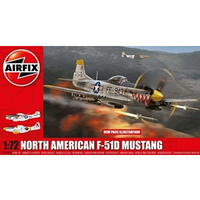 Imagen de Airfix North American F 51D Mustang 1:72 Scale Model Kit