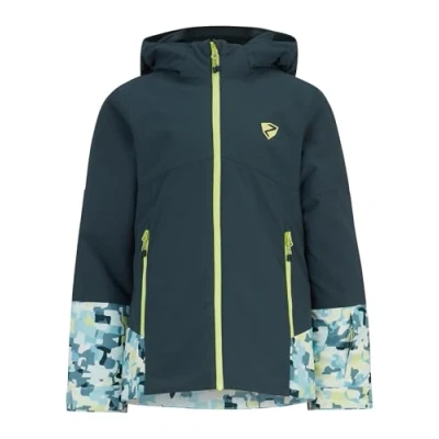Imagen de Ziener Chaqueta de esquí infantil AMAJA/Chaqueta invierno Cálida, Transpirable, Impermeable, Dark Jungle, 140