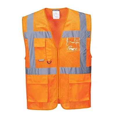 Imagen de Portwest Chaleco Excutive Meshair Athens, Tamaño: L, Color: Naranja, C376ORRL