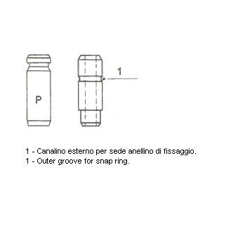 Imagen de Guía de válvula METELLI 01 2983
