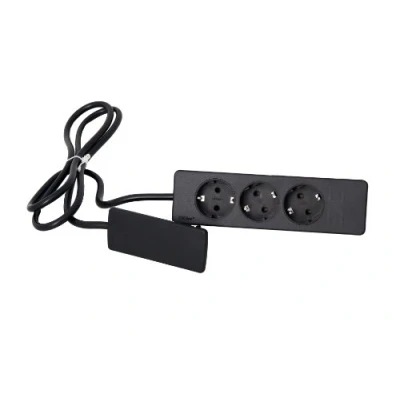 Imagen de Schulte 151000156100 Evoline Plug Enchufe con toma de tierra, color negro