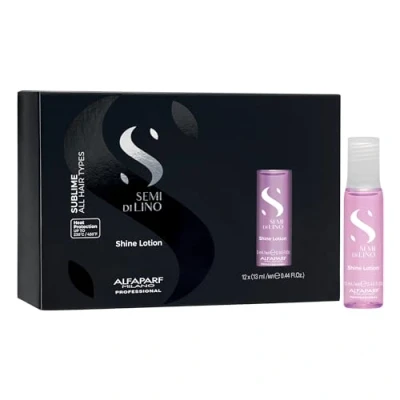 Imagen de Alfaparf Milano Semi Di Lino Sublime Shine Lotion 12x13ml tratamiento brillo
