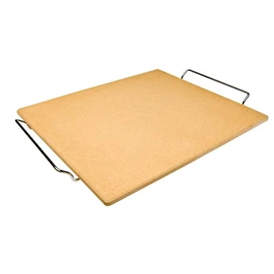 Imagen de Ibili 784338 piedra para pizza rectangular Orange 38 cm x 30 1